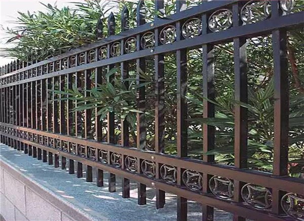 四橫桿金錢花鐵藝圍欄組裝欄桿